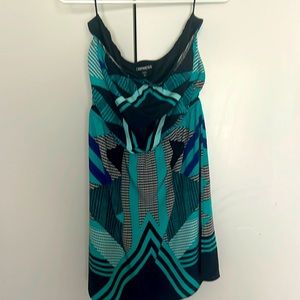 Express strapless dress